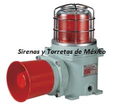 SIRENA/TORRETA AUDIOVISUAL INDUSTRIAL VOLTAJE DE OPERACION VCESL-150